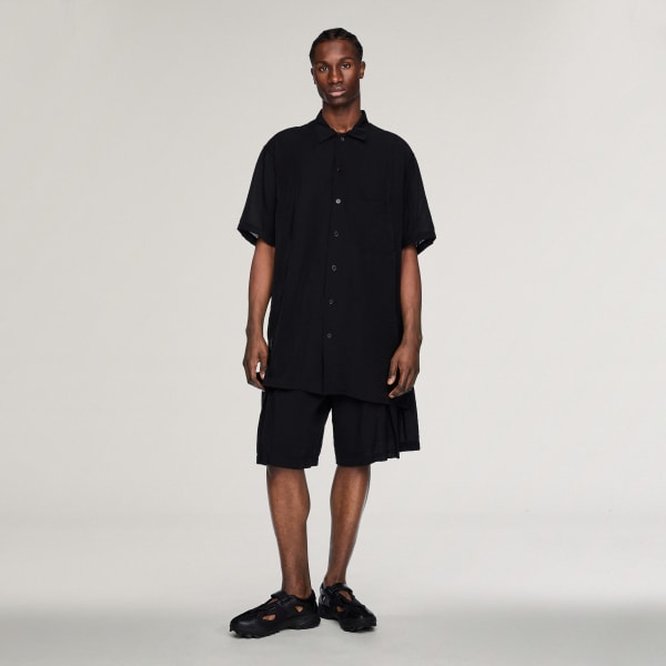 Black Y-3 SHORT SLEEVE SHIRT