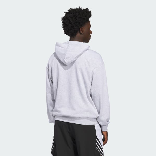 Grau ADIDAS BASKETBALL GRAPHIC HOODIE
