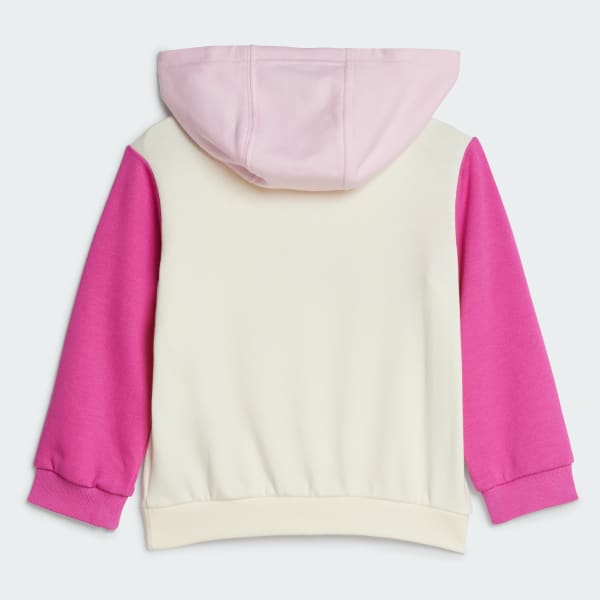 Beige Essentials Colorblock Kids Jogginganzug