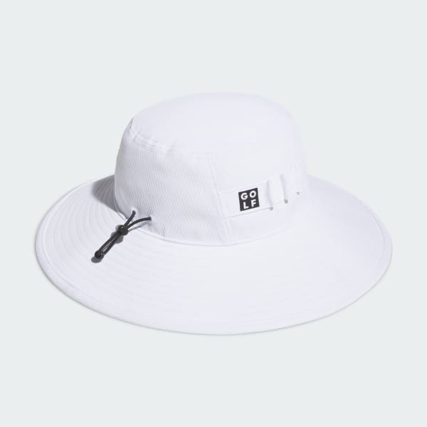 White Wide Brim Hat