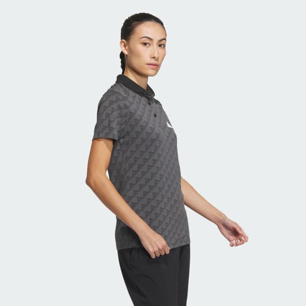 Grey HEAT.RDY Jacquard Short Sleeve Polo Shirt