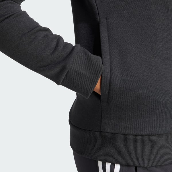 Μαύρο LOUNGEWEAR Essentials Logo Fleece Hoodie 28879