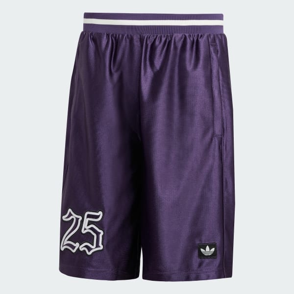 Violeta Shorts con gráfico de número