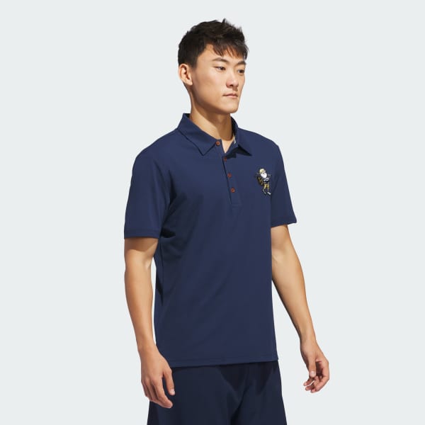 メンズウェア MALBON adidas Men's Golf x Malbon Polo Shirt - Blue adidas US