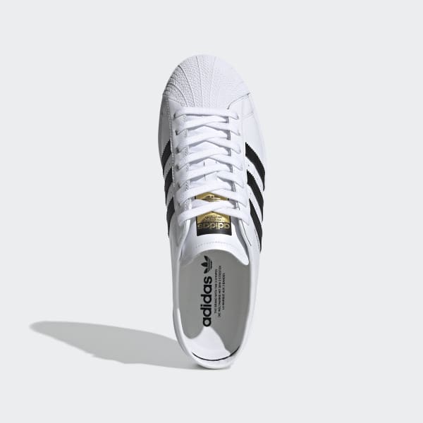 adidas superstar slip on shoes white
