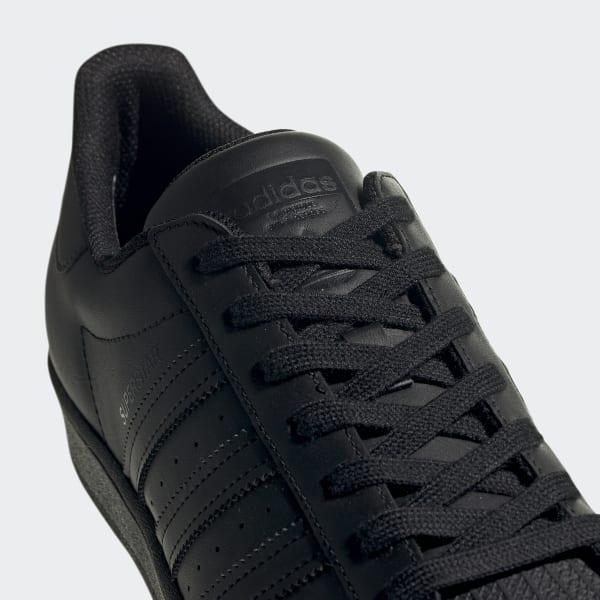 adidas Superstar Core Black/Gold/Pulse Blue Men's Shoe - Hibbett