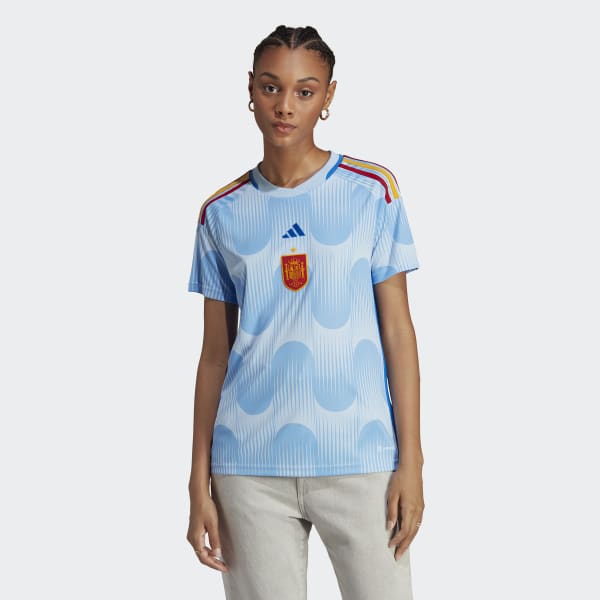 proteger hacerte molestar personaje Camiseta segunda equipación España 22 - Azul adidas | adidas España