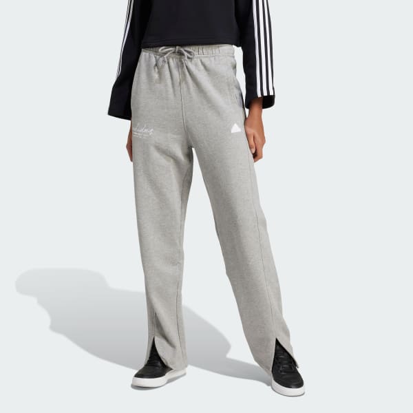 Gra Signature Graphic Embroidery French Terry Straight Leg bukser