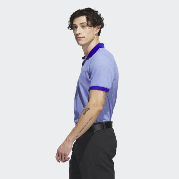 Blue Ultimate365 No-Show Golf Polo Shirt