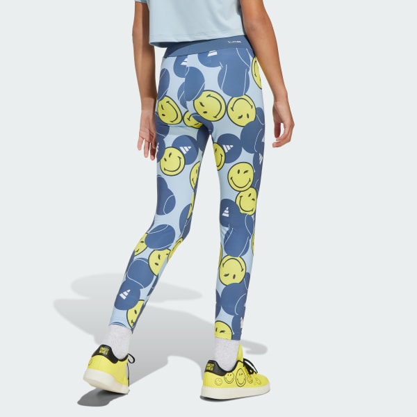 Azul Licras adidas x Smileyworld Training Niños