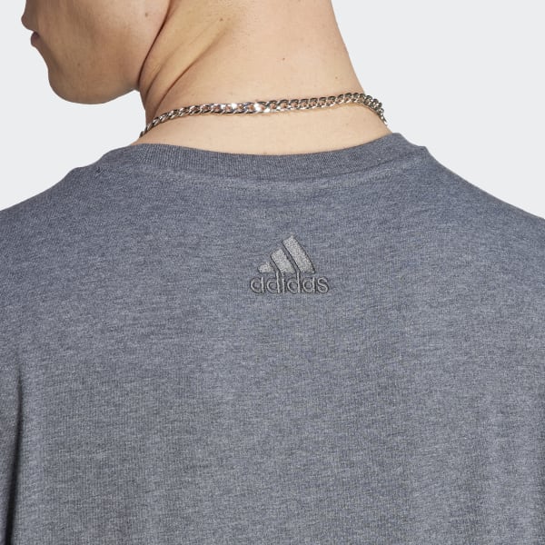 Grey adidas shop t shirt mens