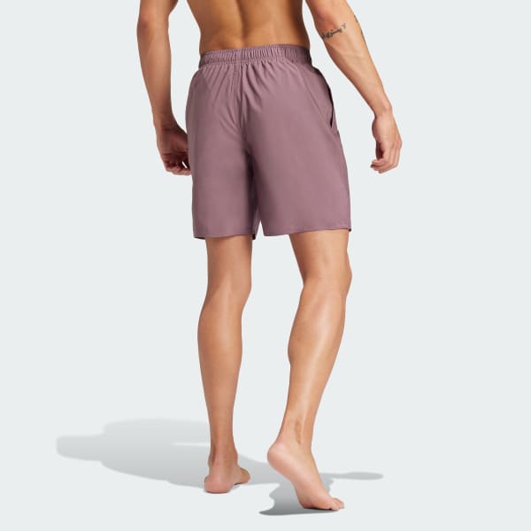 Purpura Shorts de natación CLX Largo Clásico Solid