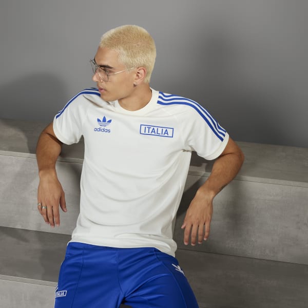 [ADIDAS] Tシャツ 半袖 ストライプ (2color) adidas tシャツ '80s ルーズ ストライプ 半袖Tシャツ