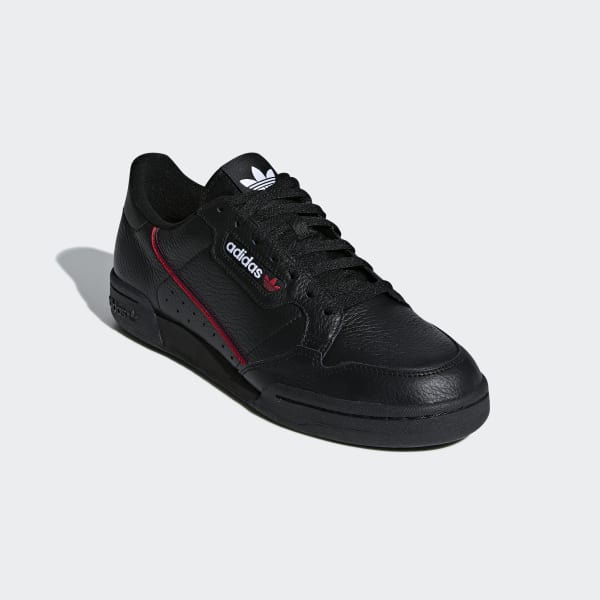 adidas originals continental 80's trainers in black