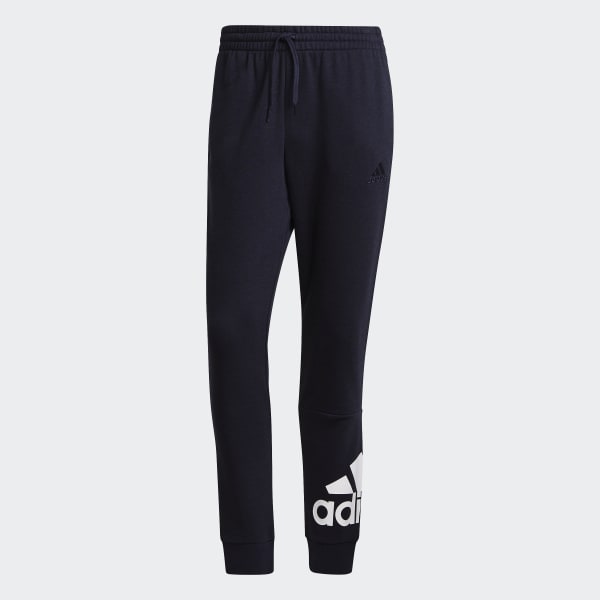 adidas Essentials French Terry Tapered Cuff Logo Pants Blue adidas Thailand