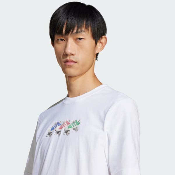 Remera Adidas Originals Floreada Remera Floreada Talle L MercadoLibre