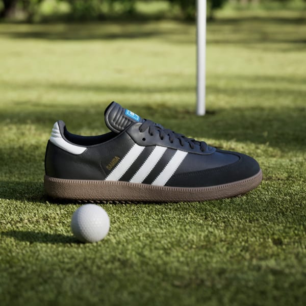 Schwarz Samba Spikeless Golfschuh