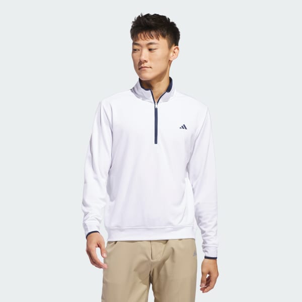 Weiss Lightweight Half-Zip Oberteil