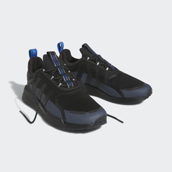 Adidas jeans black top blue