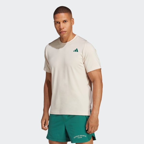 Beige Sports Club Graphic T-shirt