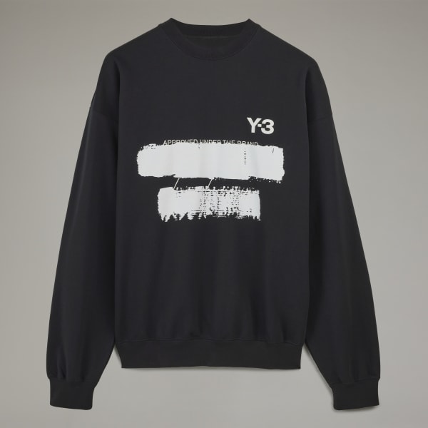アディダス Y-3 GRAPHIC CREW SWEATER - ブラック | アディダス