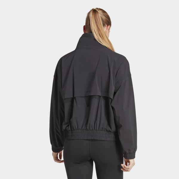 Black exercise jacket cheap