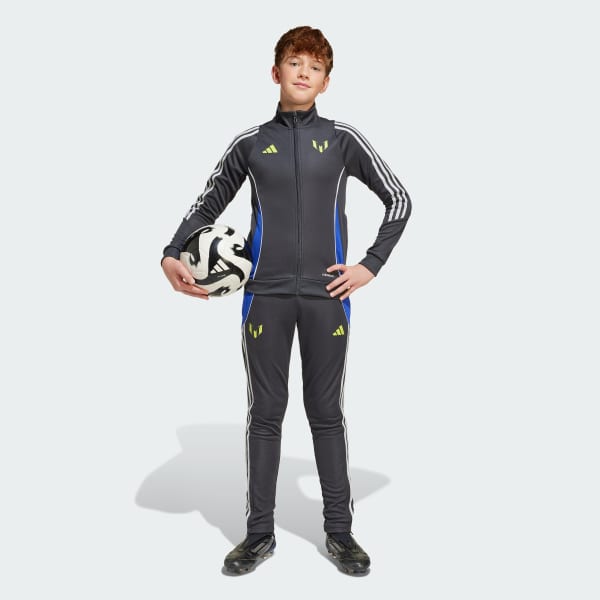 Gri Messi Kids Fermuarlı Üst