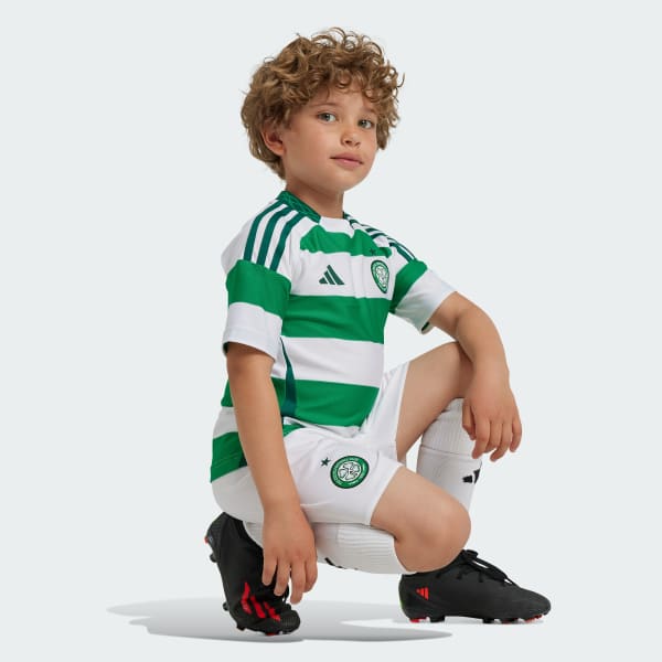 Weiss Celtic FC 24/25 Mini-Heimausrüstung