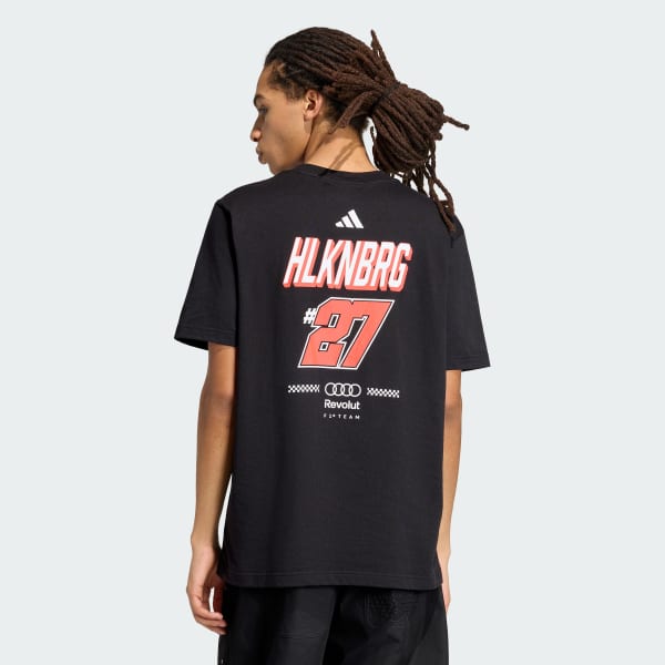 Μαύρο AUDI REVOLUT F1 TEAM GABRIEL BORTOLETO GRAPHIC II TEE