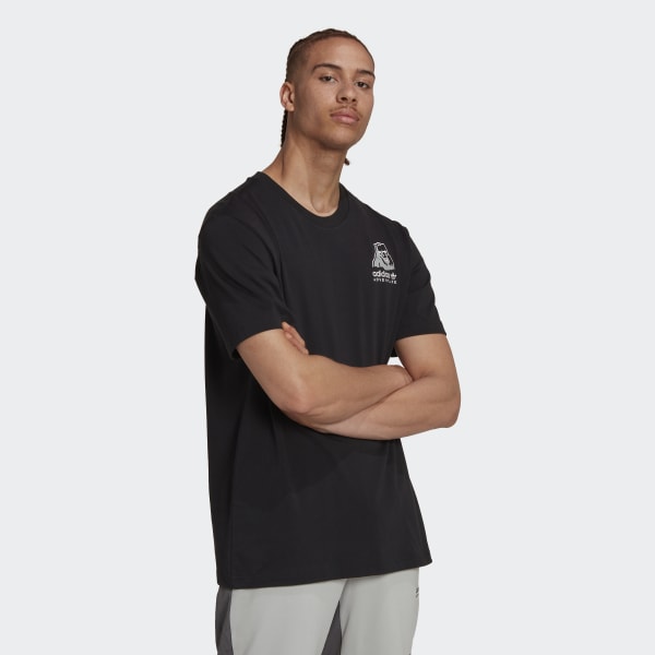 Negro Playera adidas Adventure Winter VT977