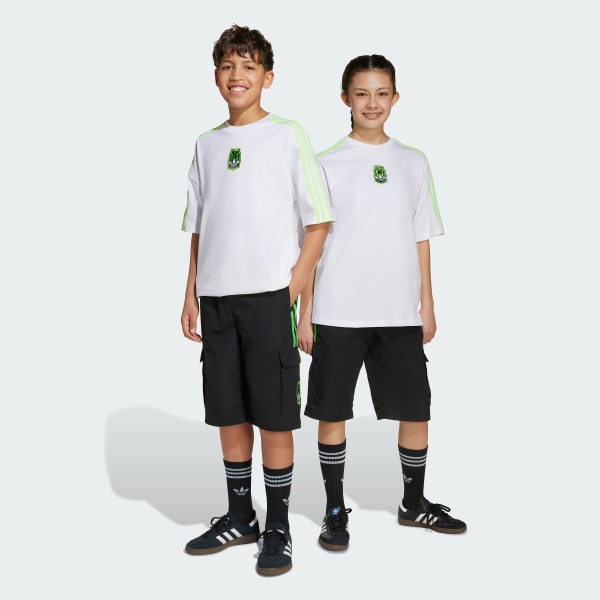 cerná Šortky adidas Originals X Minecraft Cargo Kids