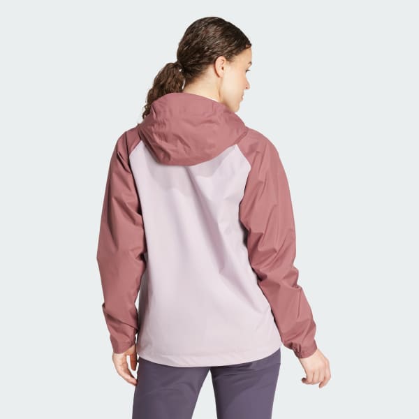 Lila Terrex Multi 2L RAIN.RDY Regenjacke