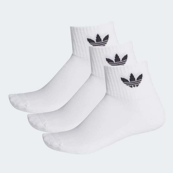 Daggry Verdensvindue ballon 3 par hvide og sorte mid-cut Crew sokker | adidas Danmark