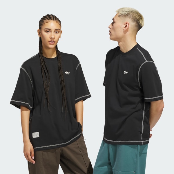 noir T-SHIRT SHMOOFOIL HEAVYWEIGHT