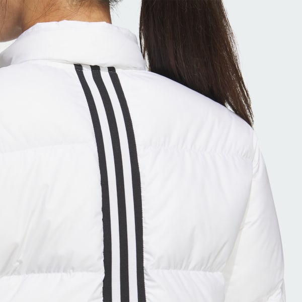 アディダス 【ゴルフ】WIND.RDY 撥水 スリーストライプス ダウン