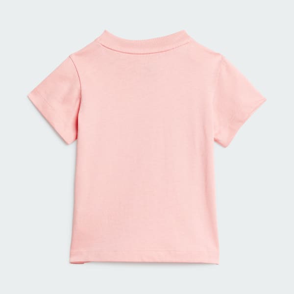 Rozowy Zestaw Shorts Tee Kids