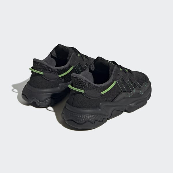 Adidas ozweego black solar green store