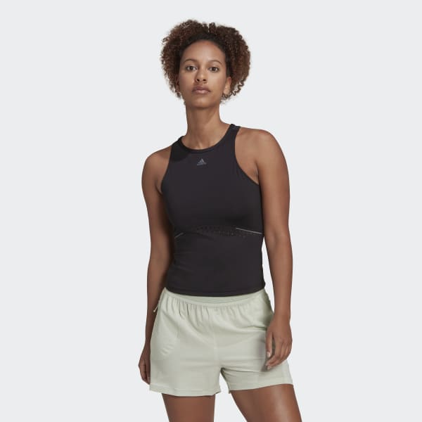 Svart HIIT 45 Seconds Fitted Tank Top VM437