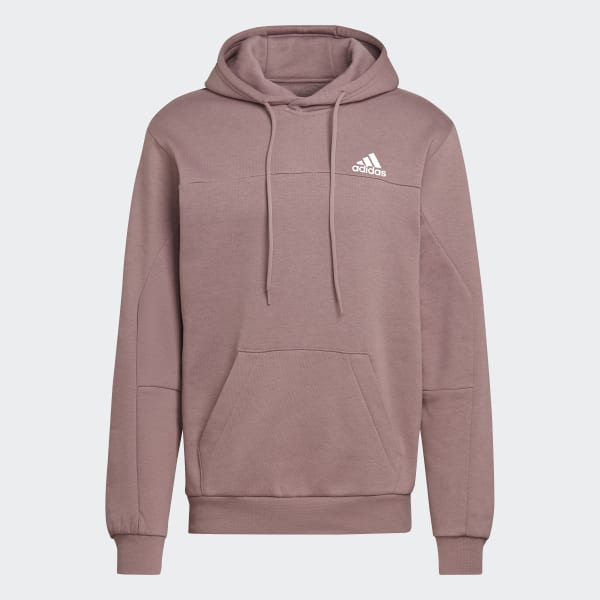 Fioletowy Stadium Fleece Badge of Sport Hoodie TR415