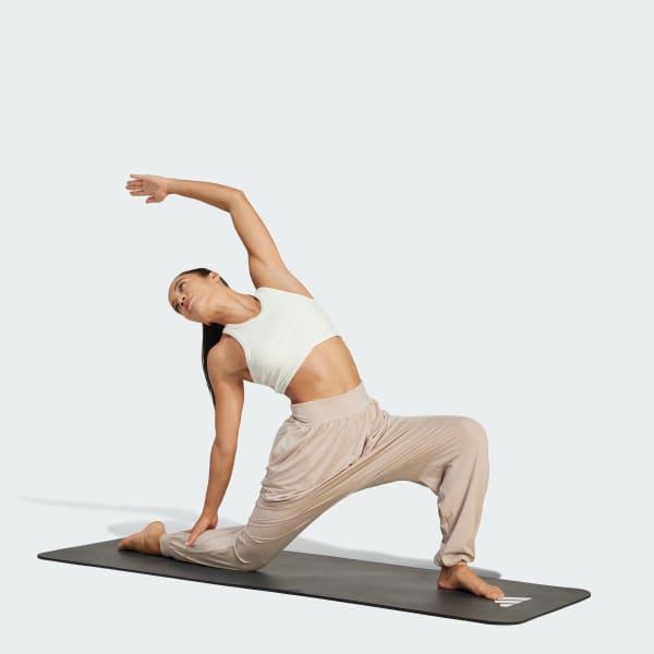 ベージュ スタジオ シングルジャージー サルエル パンツ