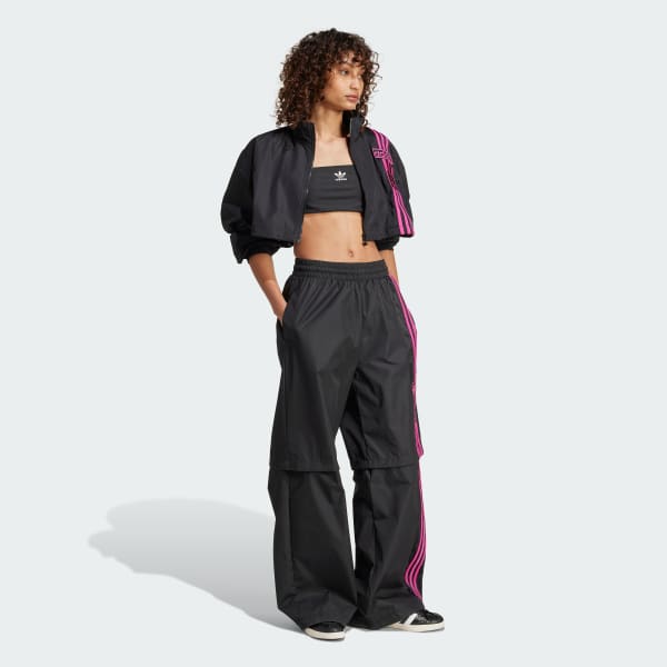 Schwarz Adibreak Woven Two-In-One Track Tracksuit Bottoms