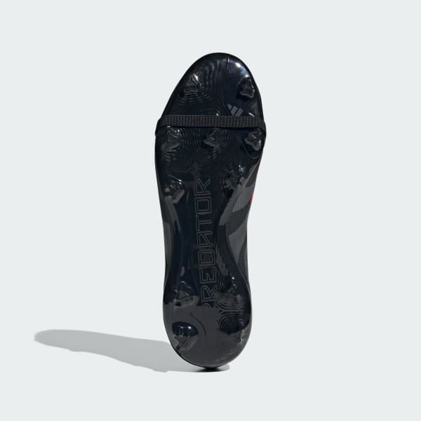 Black Predator League Fold-Over Tongue Firm/Multi-Ground Boots