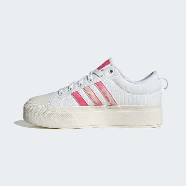adidas, Shoes, Adidas Womens Bravada Sneakers Shoes Off White Gy542 Mid  Top Lace Up Size 0