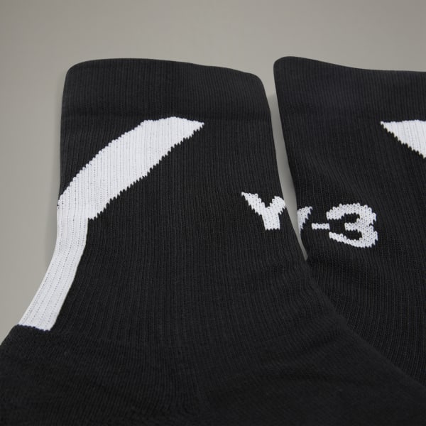Svart Y-3 Hi Socks
