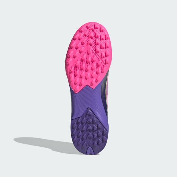 Paars F50 LEAGUE Laceless Turf Voetbalschoenen Kids