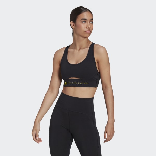 Sort adidas by Stella McCartney TrueStrength Medium-Support bh CT507
