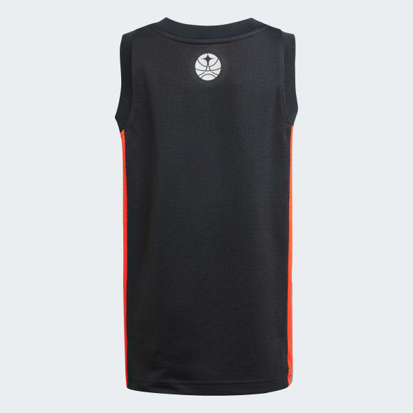 cierna Paris Basketball Away Jersey Kids