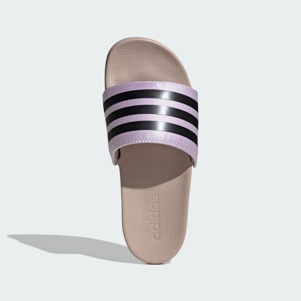 Brown Adilette Comfort Slides