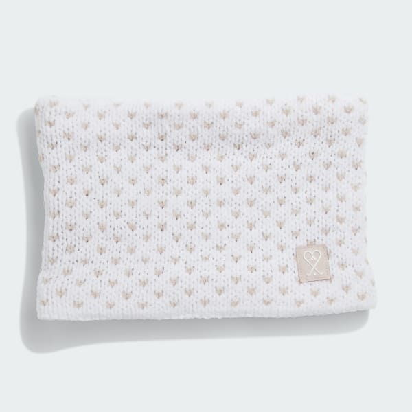 biela Nákrčník Knit Neck