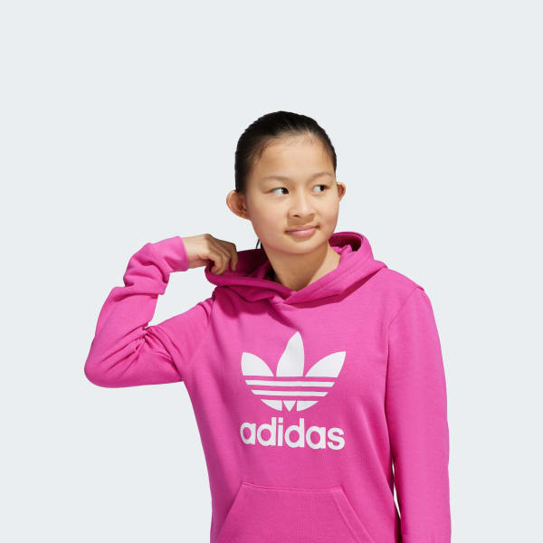 Adidas trefoil hoodie junior cheap